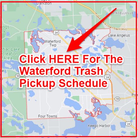 waterford trash pickup holidays